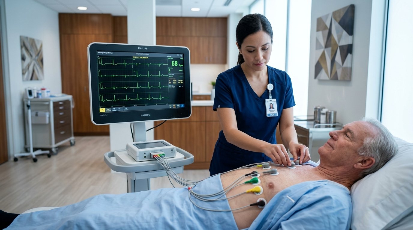 Electrocardiograma ECG en Latacunga